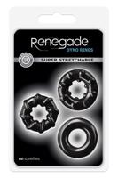 NS Novelties Renegade Dyno Rings Black