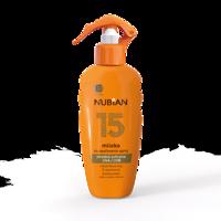 Nubian mlieko na opaľovanie SPF 15 200 ml