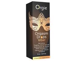 Orgie Orgasm Drops Vibe - šumivý intímny gél pre ženy (15 ml)