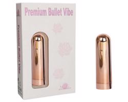 Osamelé zlato - nabíjací, vodotesný mini vibrátor (zlatý)