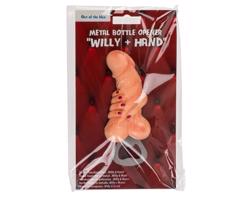 Otvárač na fľaše v tvare penisu (prírodný)