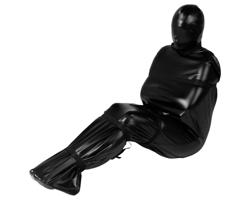 Ouch! Xtreme telo-vak kombineza - čierna balada