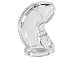 OXBALLS Cock Lock - silikónová klietka na penis (priehľadná)