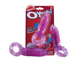 Oyeah - vodeodolný vibračný penisový krúžok (fialový)