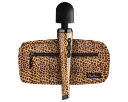 Panthra Shaka - akumulátorový masážny vibrátor (leopard-čierny)