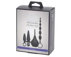 Päťdesiat odtieňov sivej: 4v1 análny set - vezmi to pomaly (čierny)