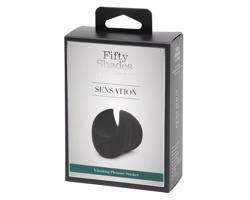 Päťdesiat odtieňov sivej Sensation - žaluďový vibrátor (čierny)