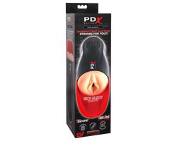 PDX Elite Fuck-O-Matic - nabíjací vákuový masturbátor s umelou vagínou