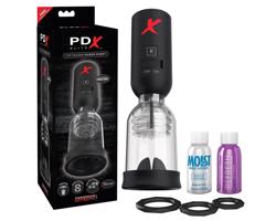 PDX Elite Tip Teazer - Automatický Sanie Makov Vibrátor (čierny)