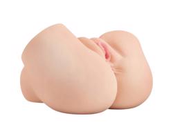 PDX Elite - vákuum+vibračný 2v1 masturbátor (prírodný)