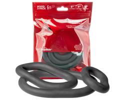 Perfect Fit Ultra Wrap - hrubá sada krúžkov na penis - čierna (3 ks)