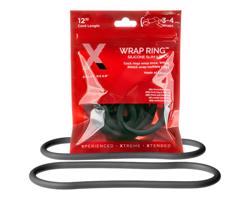 Perfektný Fit Slim Wrap 12 - tenký krúžok na penis - čierny (30cm)
