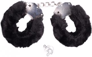 Plyšové putá na ruky Desiro Teddies čierna