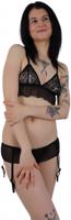 Podväzkový komplet Lace Beauty, XXL–XXXL