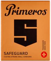 Primeros Safeguard – zosilnené kondómy (3 ks)