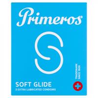Primeros Soft Glide – extra lubrikované kondómy (3 ks)