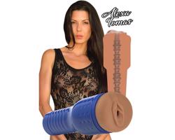 Private - Alexa Tomas vášnivá umelá vagína (prírodná-modrá)