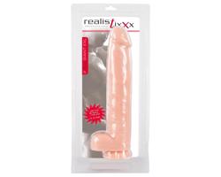 Realistixxx Giant 3XL - realistický dildo (42 cm) - prírodný vzhľad