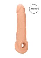 RealRock Penis Sleeve 9 - návlek na penis (21,5 cm) - telová farba