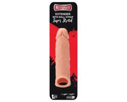RealStuff Extender 6,5 - návlek na penis - prírodný (17cm)