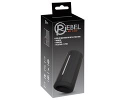 Rebel Blow Job - Nabíjateľný 3-funkčný masturbátor (čierny)