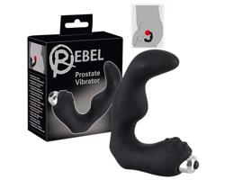 Rebel - Zakrivený vibrátor na prostatu (čierny)