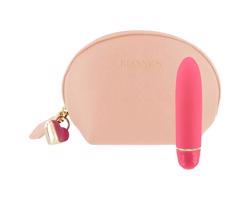 Rianne Essentials Classique - Silikónový rúžový vibrátor (koralový)