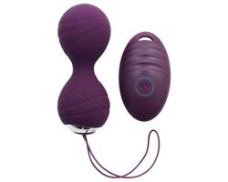 Rimba Cannes - nabíjateľné, rádiovo ovládané vibračné vajíčko (fialové)