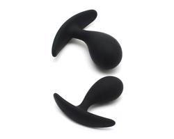 Rimba Copenhagen - análny kolík set - čierny (2 ks)