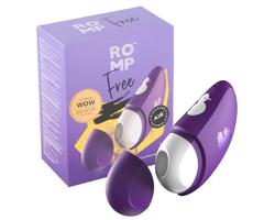 ROMP Free - vodotesný stimulátor klitorisu s pulznou vlnou (fialový)