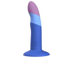 ROMP Piccolo - flexibilný silikónový dildo (modro-fialový)