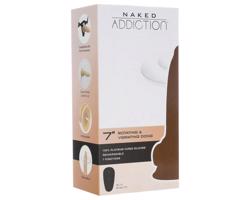 Rotujúci vibrátor Naked Addiction 7 - prirodzený vzhľad 18 cm