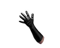 Rukavica Fister - textúrované pohladenie (čierna)