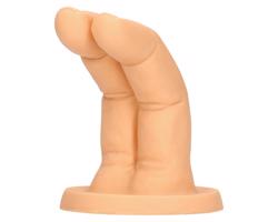 S-Line - dvojprstový dildo (naturálny)