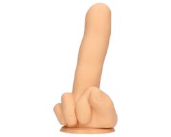 S-Line - stredný prst dildo (naturálny)