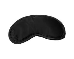 S&M - čierna saténová maska na oči