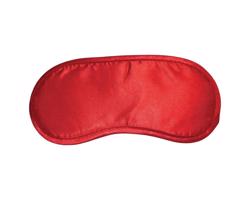 S&M - saténová očná maska (červená)