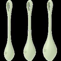 Sada Venušiných guličiek Satisfyer Yoni Power 2, zelená