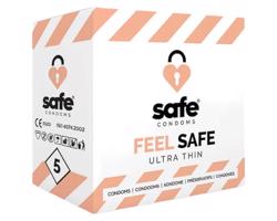 SAFE Feel Safe - extra tenké kondómy (5 ks)