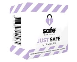 SAFE Just Safe - štandardný kondóm - vanilka (5 ks)