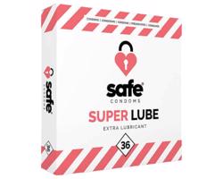 SAFE Super Lube - extra klzký kondóm (36 ks)