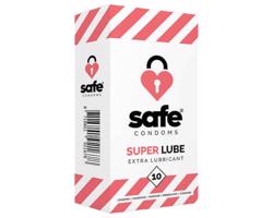 SAFE Super Lube - extra lubrikačný kondóm (10ks)