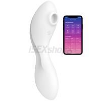 Satisfyer Curvy Trinity 5+ vibrator biely