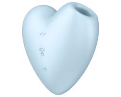 Satisfyer Cutie Heart - nabíjateľný tlakový stimulátor klitorisu (modrý)