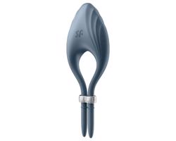 Satisfyer Duelist - vibračný erekčný krúžok s akumulátorom (sivý)