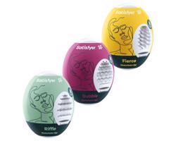 Satisfyer Egg RBF - sada vaječkových masturbátorov (3 ks)