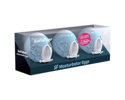 Satisfyer Egg Savage - sada masturbačných vajíčok (3 ks)
