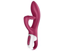 Satisfyer Embrace Me - nabíjací vibrátor s dráždením klitorisu (červený)