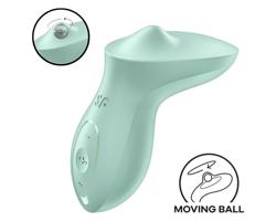 Satisfyer Excite - Rotačný perličkový klitorisový vibrátor (zelený)