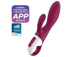 Satisfyer Heated Affair - hrejivý vibrátor s ramenom na klitoris (červený)
